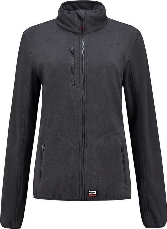 Tricorp - 301011 - Sweatvest - Donkergrijs - Fleece Luxe Dames