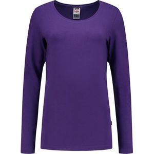 Tricorp T-shirt Lange Mouw Dames 101010 Paars