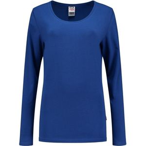 Tricorp T-shirt Lange Mouw Dames 101010 Koningsblauw