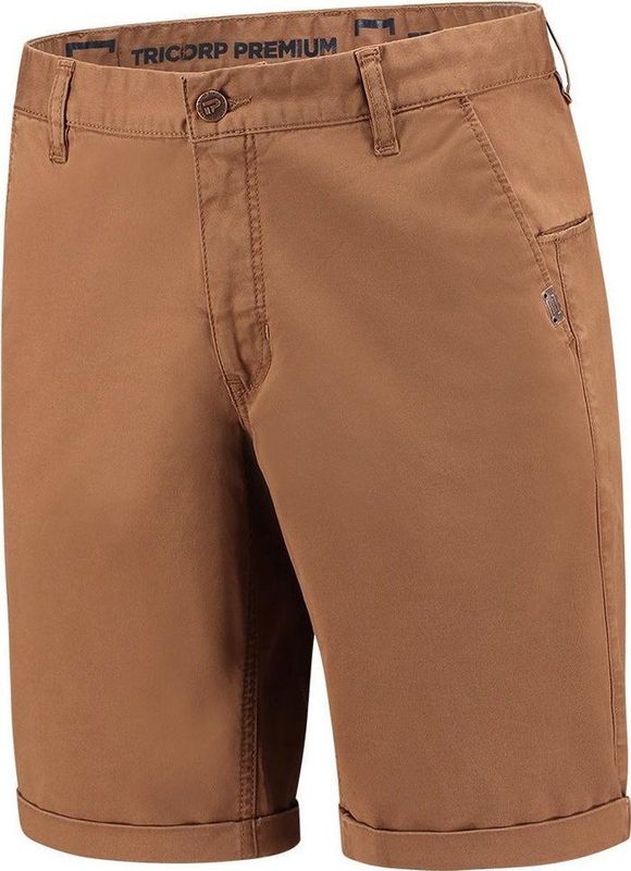 Tricorp Premium Stretch Chino Kort 504008 - Mannen - Bruin