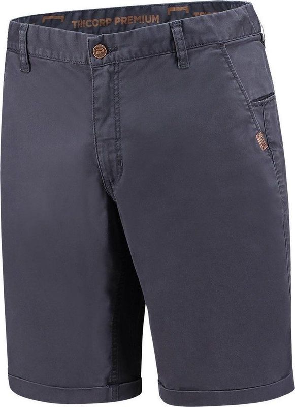 Tricorp 504008 Chino Premium Kort Blauw maat 38