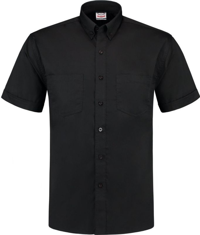 Tricorp 701003 Werkhemd Korte Mouw Basis Zwart maat 3XL