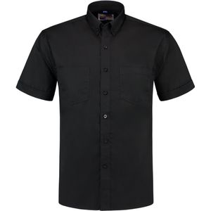 Tricorp 701003 Werkhemd Korte Mouw Basis - Zwart - 3XL