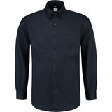 Tricorp 701004 Werkhemd Lange Mouw Basis Marineblauw maat 3XL