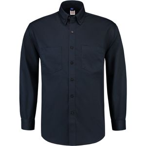 Tricorp 701004 Werkhemd Lange Mouw Basis - Marineblauw - 3XL
