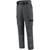 Tricorp - Werkbroek Twill Cordura Stretch 502020 - Donkergrijs - Slijtvaste Werkbroek