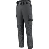Tricorp - Werkbroek Twill Cordura Stretch 502020 - Donkergrijs - Slijtvaste Werkbroek