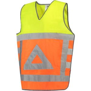 Tricorp tabard verkeersregelaar - fluor oranje / fluor geel - 453011 - maat 3XL-4XL