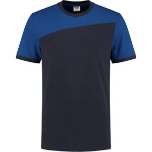 Tricorp T-shirt Bicolor Naden 102006 Navy Koningsblauw