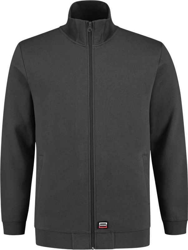 Tricorp - Sweat Vest - Donkergrijs - American Fleece - 60°C Wasbaar