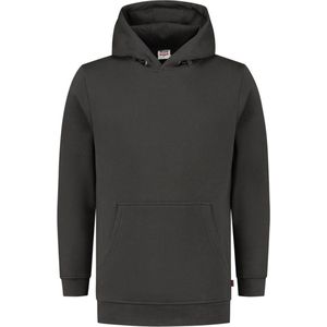 Tricorp - Sweater Capuchon - Donker Grijs - 60°C Wasbaar - American Fleece