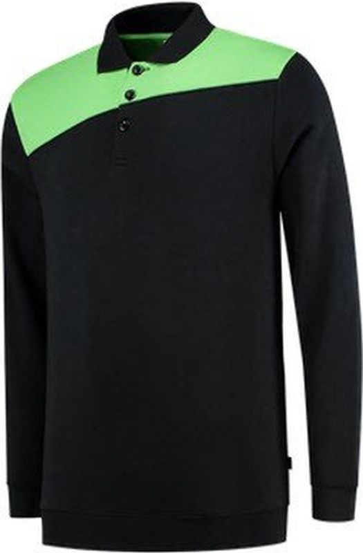 Tricorp - Polosweater - Bicolor - Katoen/Polyester - Lange Mouw