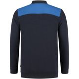 Tricorp Polo Sweater Bicolor Naden 302004 Ink / Turquoise - Maat 3XL