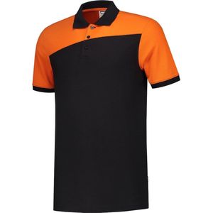 Mymo - Gebreide Trui - Zwart/Oranje - Pullover