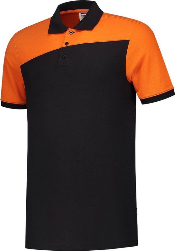 Mymo - Gebreide Trui - Zwart/Oranje - Pullover