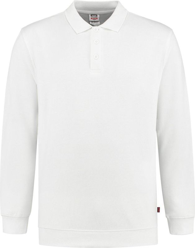 Tricorp Polo Sweater - Wit - 60°C Wasbaar