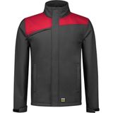 Tricorp Softshell Bicolor Naden 402021 - Mannen - Donkergrijs/Rood