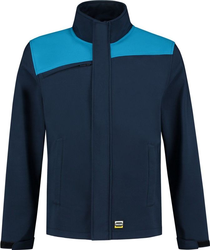 Tricorp - 402021 - Softshell - Blauw/Turquoise