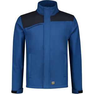 Tricorp 402021 Softshell Bicolor Naden Royalblauw/Marineblauw maat XXL