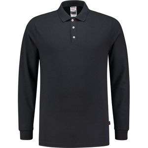 Tricorp 201017 Poloshirt Fitted 210 Gram Lange Mouw - Marineblauw