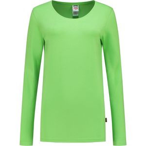 Tricorp 101010 T-Shirt Lange Mouw Dames - Limoen