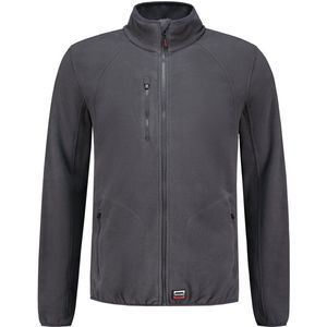 Fleecevest Luxe - Zwart - Microfleece - Fitted Pasvorm