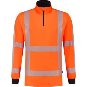 Tricorp - 303701 - Zip Sweater - Fluor Oranje - RWS Revisible