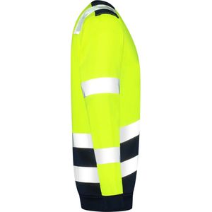 Tricorp Sweater High Visibility Bicolor 303004 Fluor Geel-Ink