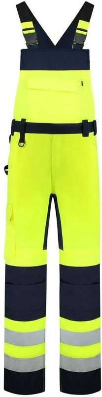 Tricorp - 753005 - Amerikaanse Overall - Fluor Geel/Blauw - High Vis Bicolor - EN ISO 20471:2013 Klasse 1