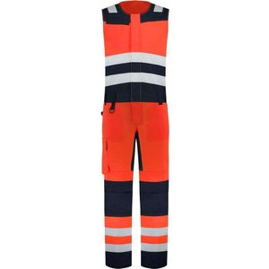 Tricorp Bodybroek High Vis Bicolor 753007 - Mannen - Rood/Ink