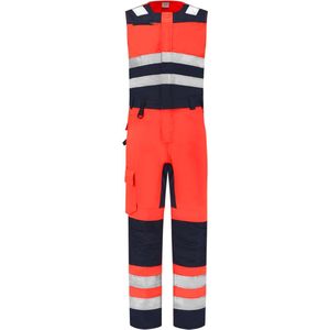 Tricorp Bodybroek High Vis Bicolor 753007 - Mannen - Rood/Ink