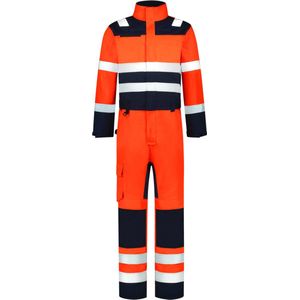 Tricorp 753009 Overall High Vis Bicolor - Fluo Oranje/Inkt - 42