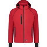 Tricorp - 402018 Tech Shell - Werkjas - Rood - 100% Polyester - Winddicht en Waterbestendig