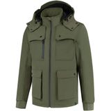 Tricorp - 402712 - Winter Softshell Jack - Army - Duurzaam - Met Windvanger