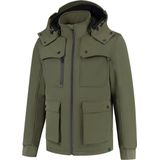 Tricorp - 402712 - Winter Softshell Jack - Army - Duurzaam - Met Windvanger