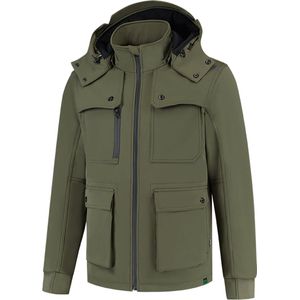 Tricorp - 402712 - Winter Softshell Jack - Army - Duurzaam - Met Windvanger