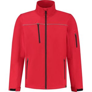 Tricorp - Softshell Luxe Rewear - Jas - Rood - 100% Gerecycled Polyester