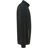 Tricorp - 302702 - Sweatvest - Zwart/Oranje - 60% Biologisch Katoen, 40% Recycled Polyester