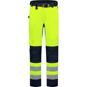 Tricorp Werkbroek High Vis Bicolor Stretch 503011 - Mannen - Geel/Ink