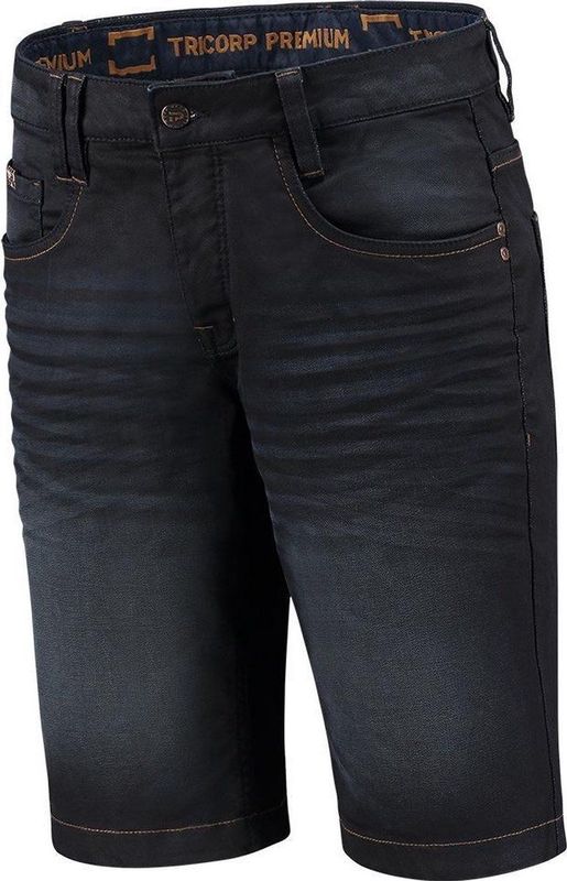 Tricorp - 504010 - Jeans - Zwart - Premium Stretch - Kort