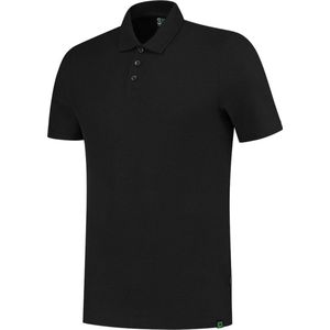 Tricorp Poloshirt Slim-fit Rewear - Zwart - 201701
