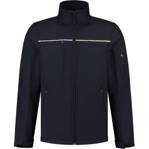 Tricorp - Softshell Luxe Rewear - Jas - Marineblauw - 100% Gerecycled Polyester