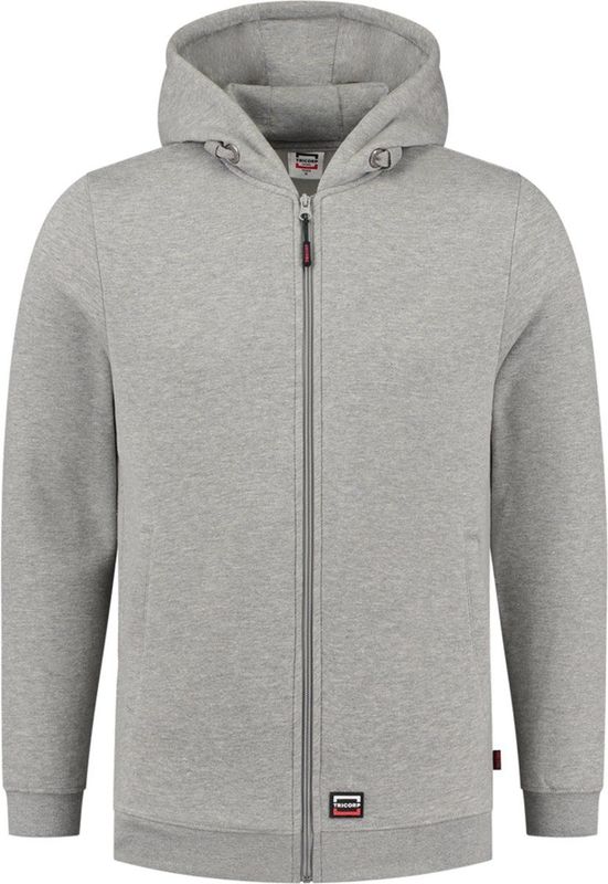 Tricorp - 301014 - Sweatvest - Grijsmelange - Capuchon - 60°C Wasbaar