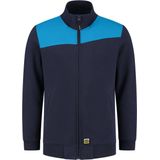 Tricorp - 302014 - Sweatvest - Blauw/Turquoise - Bicolor Naden