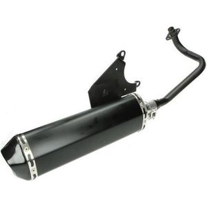 Uitlaat model Akrapovic Piaggio Zip 4-takt zwart