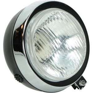Koplamp rond maxi/puch zwart
