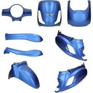 Kappenset Sym Fiddle II 8-delig Mat Blauw DMP