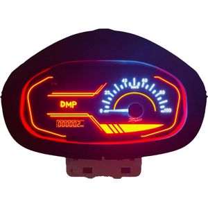 kilometerteller set Evo Piaggio ZIP 2000 E4 / E5 4T / Piaggio ZIP 2000 4T 2V Rood DMP