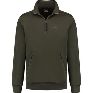 Kjelvik Jaki Sweater - Heren Trui in Zachte Fleece met Ritskraag