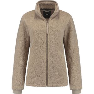 Kjelvik Teddy vest met patroon Norel Vrouwen